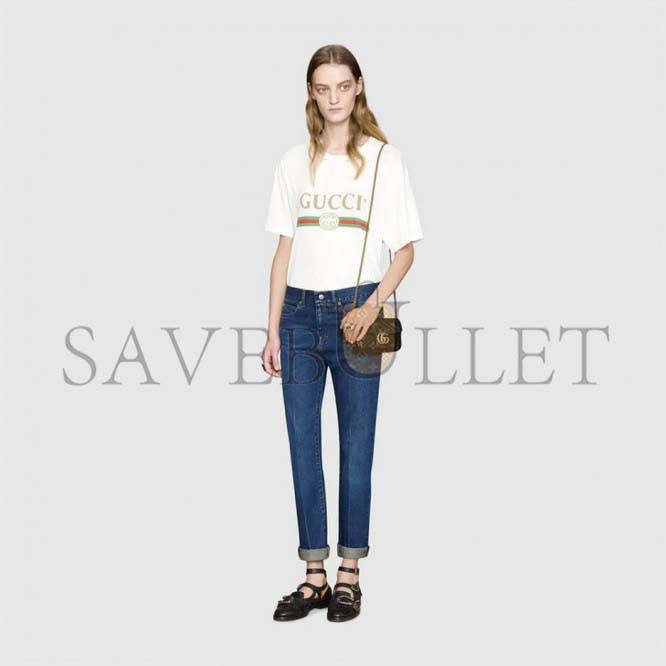 g*u*i marmont matelasse leather S*per mini bag 476433 (19.5*10.2*5.1cm)